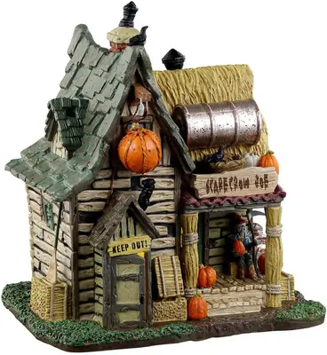 Lemax the last straw: house of the scarecrow huisje Spooky Town 2023 - afbeelding 1