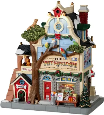 Lemax the pet kingdom verlicht kersthuisje Harvest Crossing 2024 - afbeelding 1
