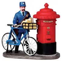 Lemax the postman kerstdorp figuur type 3 2010 - afbeelding 1