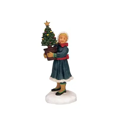 Lemax the tiniest tree kerstdorp figuur type 1 Caddington Village 2003 - afbeelding 1