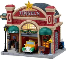 Lemax tinsel's taxi company verlicht kersthuisje Caddington Village 2026 kopen?