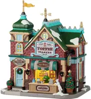 Lemax tiny tim's toffee makers verlicht kersthuisje Caddington Village 2025 - afbeelding 2