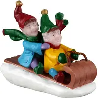 Lemax toboganning kerstdorp figuur type 2 Santa's Wonderland 2026 kopen?
