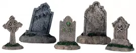 Lemax tombstones s/5 accessoire Spooky Town 2004 - afbeelding 1