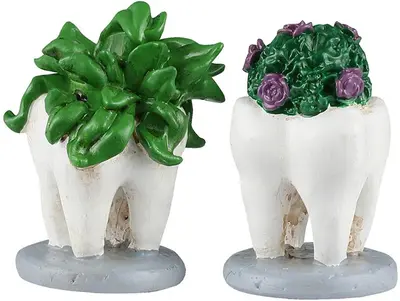 Lemax tooth plants accessoire Spooky Town 2026 - afbeelding 1