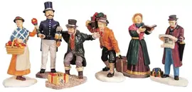 Lemax townsfolk figurines s/6 kerstdorp figuur type 6 Caddington Village 1999 - afbeelding 1