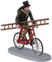 Lemax travelling chimney sweep kerstdorp figuur type 3 Caddington Village 2021 - afbeelding 1