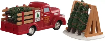 Lemax tree delivery s/2 kerstdorp tafereel Vail Village 2020 - afbeelding 1