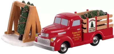 Lemax tree delivery s/2 kerstdorp tafereel Vail Village 2020 - afbeelding 4
