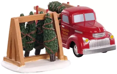 Lemax tree delivery s/2 kerstdorp tafereel Vail Village 2020 - afbeelding 3