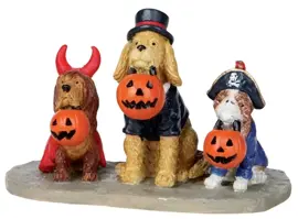 Lemax trick or dog treats halloween figuur Spooky Town 2011 - afbeelding 1