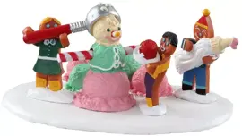 Lemax triple scoop snowman kerstdorp tafereel Sugar 'N' Spice 2021 - afbeelding 1