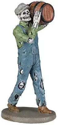 Lemax undead brewery worker halloween figuur Spooky Town 2022 - afbeelding 1