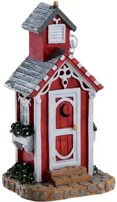 Lemax victorian outhouse kerstdorp accessoire Caddington Village 2017 - afbeelding 1