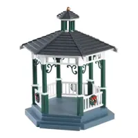 Lemax victorian park gazebo kerstdorp tafereel Caddington Village 2018 - afbeelding 1
