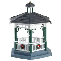 Lemax victorian park gazebo kerstdorp tafereel Caddington Village 2018 - afbeelding 3