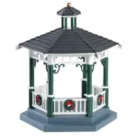 Lemax victorian park gazebo kerstdorp tafereel Caddington Village 2018 - afbeelding 4