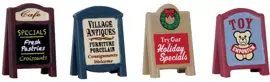 Lemax village signs s/4 kerstdorp accessoire 2016 kopen?