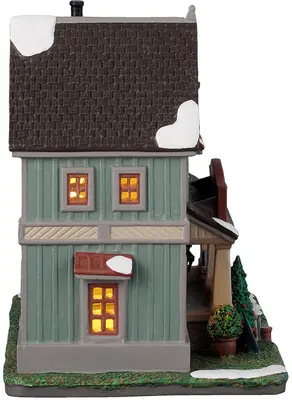 Lemax waddleton's bed & breakfast verlicht kersthuisje Caddington Village 2025 - afbeelding 3