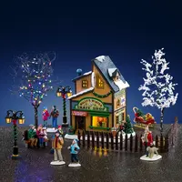 Lemax wally's winter skate shop set Vail Village 2026 - afbeelding 1