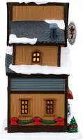 Lemax wally's winter skate shop verlicht kersthuisje Vail Village 2026 - afbeelding 2