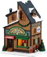 Lemax wally's winter skate shop verlicht kersthuisje Vail Village 2026 kopen?