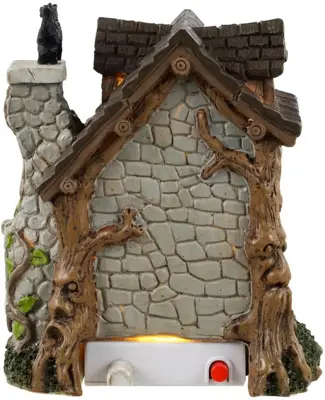 Lemax wanda's cottage verlicht tafereel Spooky Town 2023 - afbeelding 4