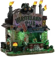 Lemax wasteland pub verlicht huisje Spooky Town 2019 - afbeelding 1