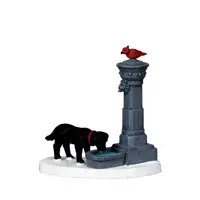 Lemax water fountain kerstdorp accessoire Caddington Village 2010 - afbeelding 1