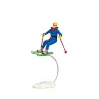 Lemax weekend skier kerstdorp figuur type 2 Vail Village 2003 - afbeelding 1
