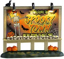 Lemax welcome to spooky town sign verlichte accessoire Spooky Town 2026 kopen?
