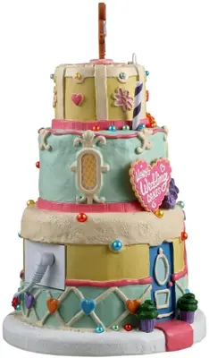 Lemax wendy's wedding cakes verlicht kersthuisje Sugar 'N' Spice 2024 - afbeelding 2