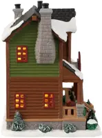 Lemax white mountain cider mill verlicht kersthuisje Vail Village 2023 - afbeelding 2