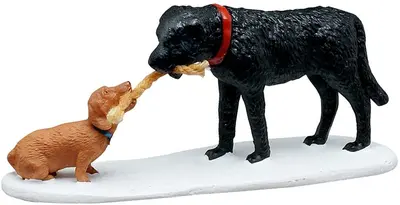Lemax "who's pulling who?" kerstdorp figuur type 2 2025 - afbeelding 2