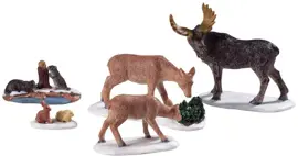 Lemax wild animals, set of 5 kerstdorp figuur type 6 2019 kopen?