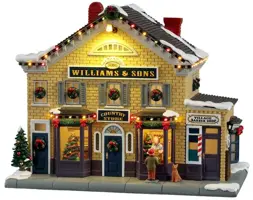 Lemax williams & sons country store verlicht kersthuisje Norman Rockwell 2023 - afbeelding 1