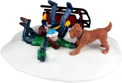 Lemax winter wipeout kerstdorp tafereel 2026 - afbeelding 1