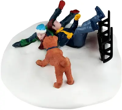 Lemax winter wipeout kerstdorp tafereel 2026 - afbeelding 3