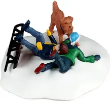 Lemax winter wipeout kerstdorp tafereel 2026 - afbeelding 2