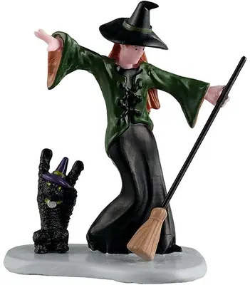 Lemax witch' dance party halloween figuur Spooky Town 2025 - afbeelding 1