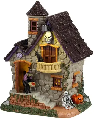 Lemax witch's treats verlicht tafereel Spooky Town 2024 - afbeelding 1