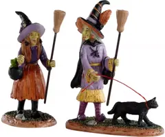 Lemax witches night out s/2 halloween figuur Spooky Town 2020 - afbeelding 1