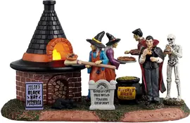 Lemax zelda's black hat pizzeria verlicht tafereel Spooky Town 2026 kopen?