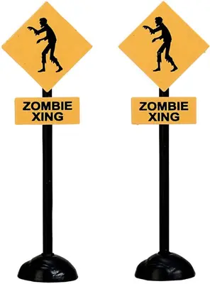 Lemax zombie crossing  Spooky town 2017 - afbeelding 1