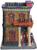 Lemax zombie jazz café verlicht huisje Spooky Town 2021 - afbeelding 2
