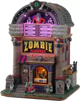 Lemax zombie records verlicht huisje Spooky Town 2021 - afbeelding 1