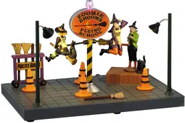 Lemax zoomie brooms flying school bewegend tafereel Spooky Town 2026 kopen?