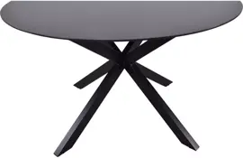 Lesli Living dining tuintafel crest 120x71cm zwart - afbeelding 3