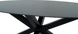 Lesli Living dining tuintafel crest 180x100x73cm zwart - afbeelding 5