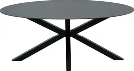 Lesli Living dining tuintafel crest 180x100x73cm zwart - afbeelding 2